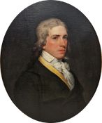 Attributed to Hugh Douglas Hamilton (c.1739-1808) Oil on canvas Portrait of John Wolfe, 2nd Viscount