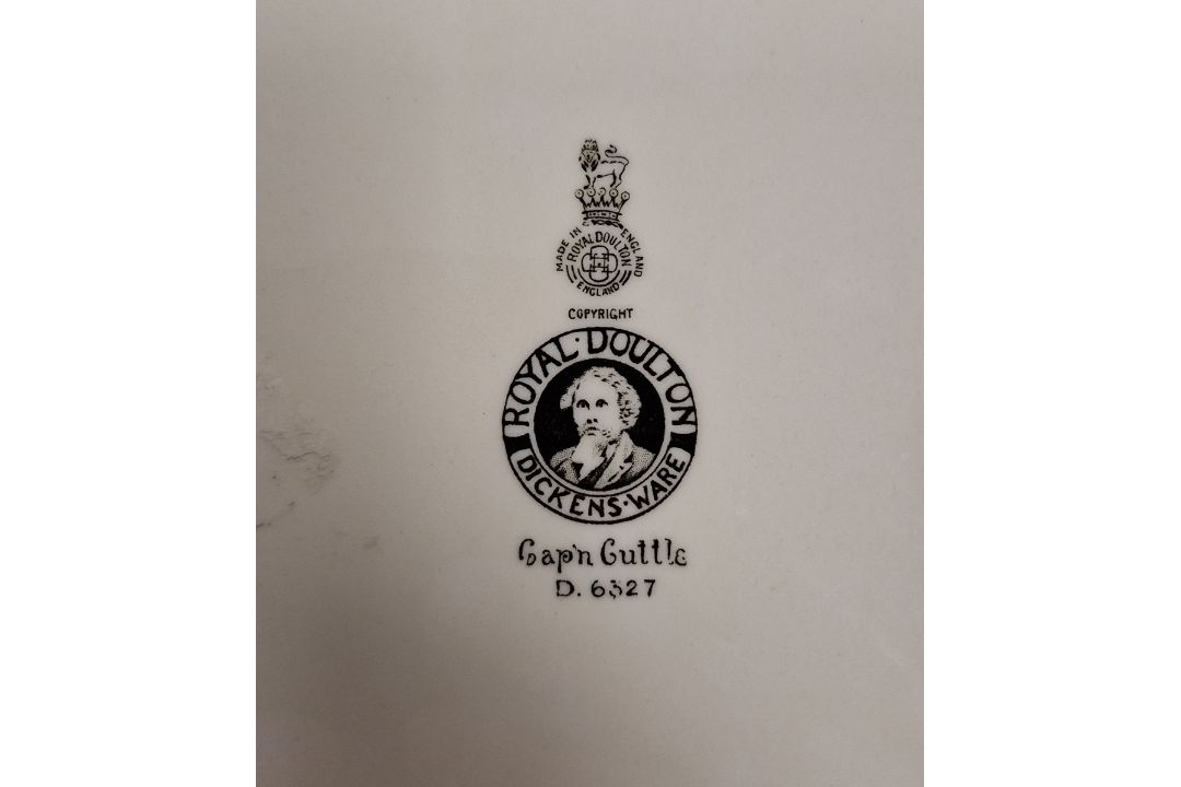 Group of Royal Doulton Dickens ware, circa 1900, printed marks, variously printed with Dickensian - Image 2 of 4