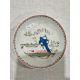 Late 18th century creamware two-handled sugar bowl and cover, perhaps Leeds, painted with rose and - Image 19 of 24