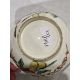 Late 18th century creamware two-handled sugar bowl and cover, perhaps Leeds, painted with rose and - Image 13 of 24