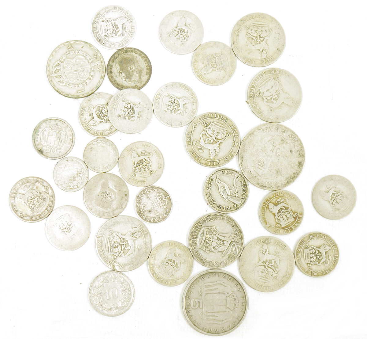 Quantity of George V crown coins and others, predominantly early 1920's (2 boxes) - Image 3 of 3