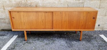 Hans J Wegner (1914-2007) a mid-century model 'RY26' teak sideboard for Ry Møbelfabrik, the two