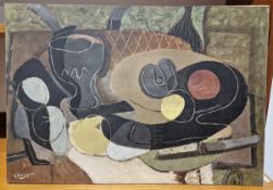 Framed print Abstract scene of still life, framed