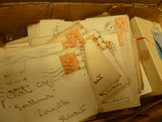 Assorted mixed stamps to include South Africa, Canada and other world, George V stamps, used on