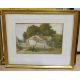 Assorted framed modern tapestries, a picture frame, various framed prints, a watercolour of a rustic - Image 2 of 9