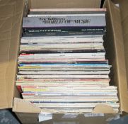 Large quantity of long playing records, mainly classical and a collection of CDs, also mainly