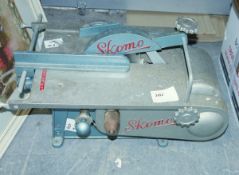 A vintage Skomo table saw