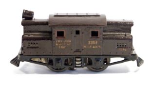 The Ives Railway Lines 0 gauge 0-4-0 locomotive No. 3253: three rail electric in green with 'The