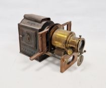 LOT WITHDRAWN Early 20th century Reflectum Magic Lantern, London, stamped reg no. 343401
