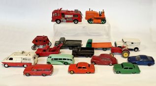 LOT WITHDRAWN Quantity of playworn Dinky Toys diecast models to include 563 heavy tractor, 285