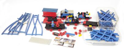Assorted Lego, two Queenswood puzzles - Rabbit Village and Foxgrove, a wooden interlocking puzzle