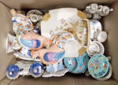 Assorted British, Continental and Asian pottery and porcelain, 19th century and later, various