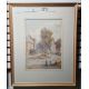 M E Warden Watercolour Village scene with children in foreground, signed and dated 1916 lower - Image 3 of 3