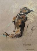 A R Mackinnon (1901-?) Pastel 