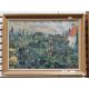 D H Waterfield (1908-1971) Oil on canvas Flowering garden scene with dwelling, signed lower right, - Image 2 of 3