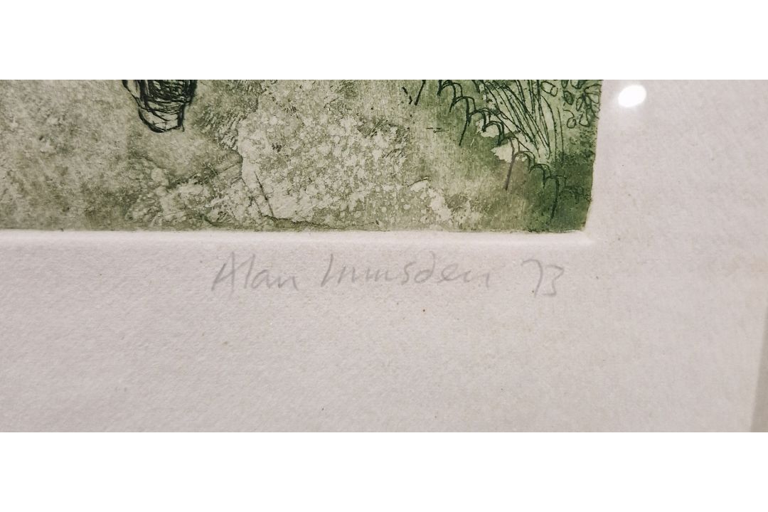 Alan Lumsden Etching and aquatint "Sunday Morning", Artists Proof/3, signed and titled within - Image 4 of 6