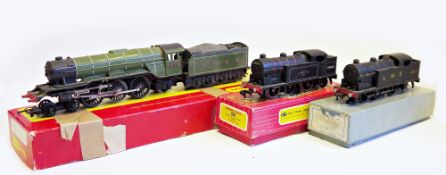 Hornby-Dublo 00 gauge 2217 0-6-2 tank locomotive B.R 2-Rail boxed together with a Hornby- Dublo 00