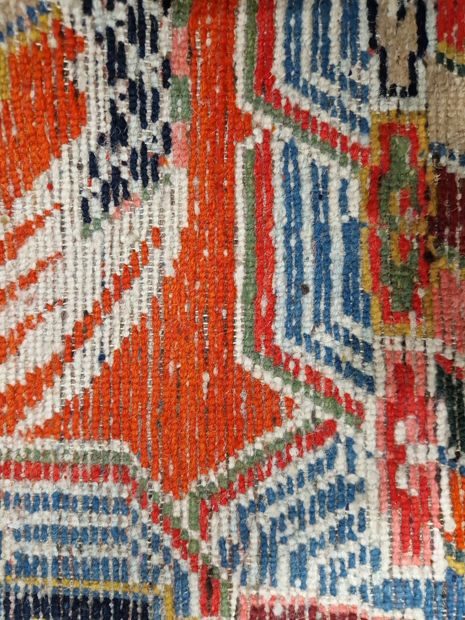 Pair of Chinese style rugs, possibly Tibetan, the central panel with two dragons chasing flaming - Image 70 of 88