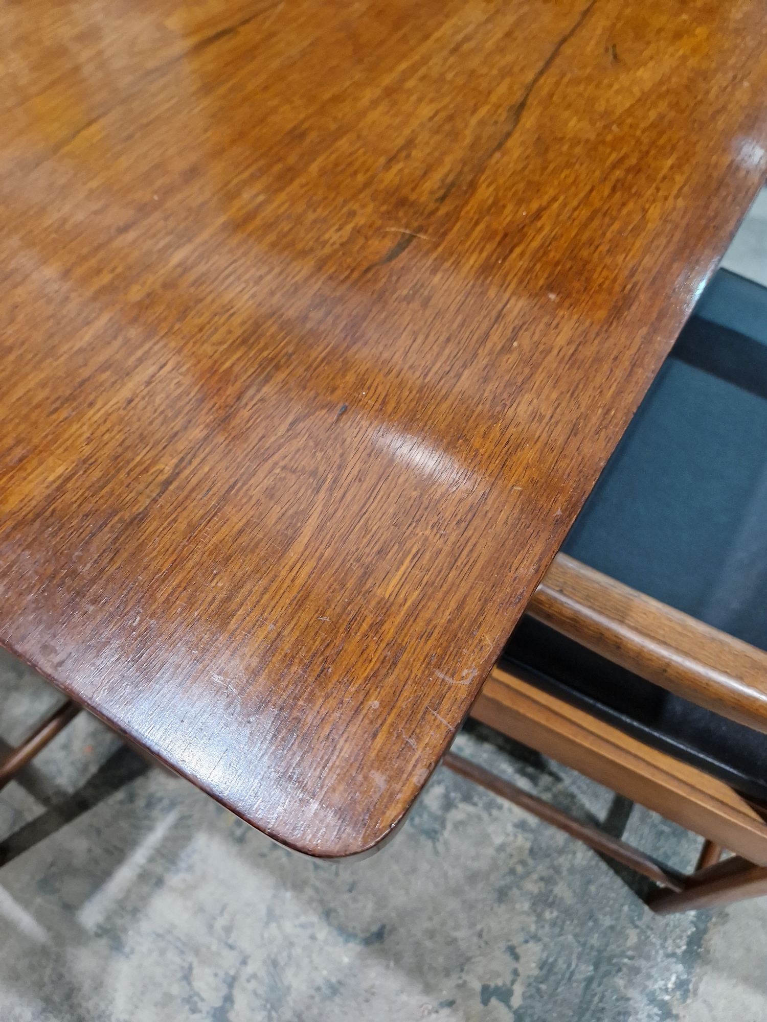 20th century McIntosh rosewood dining room suite, comprising an extending dining table with integral - Image 23 of 32