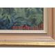 D H Waterfield (1908-1971) Oil on canvas Flowering garden scene with dwelling, signed lower right, - Image 3 of 3