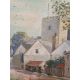 Marcus Ford  Oil on canvas "Folkton - Yorks", street scene, signed and titled verso, 49.5cm x - Image 8 of 18
