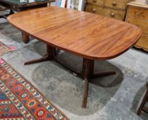 Attributed to Niels Otto Moller (1920-1982) for Gudme Mobelfabrik, Denmark, extending rosewood