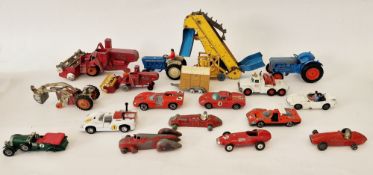 Quantity of playworn diecast model cars to include Corgi Toys James Bond Toyota 2000, Corgi Major