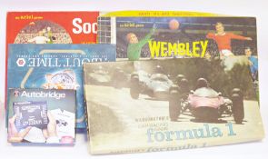 A vintage hobby-horse, painted dapple grey, board games to include 'About Time' auto-bridge, '