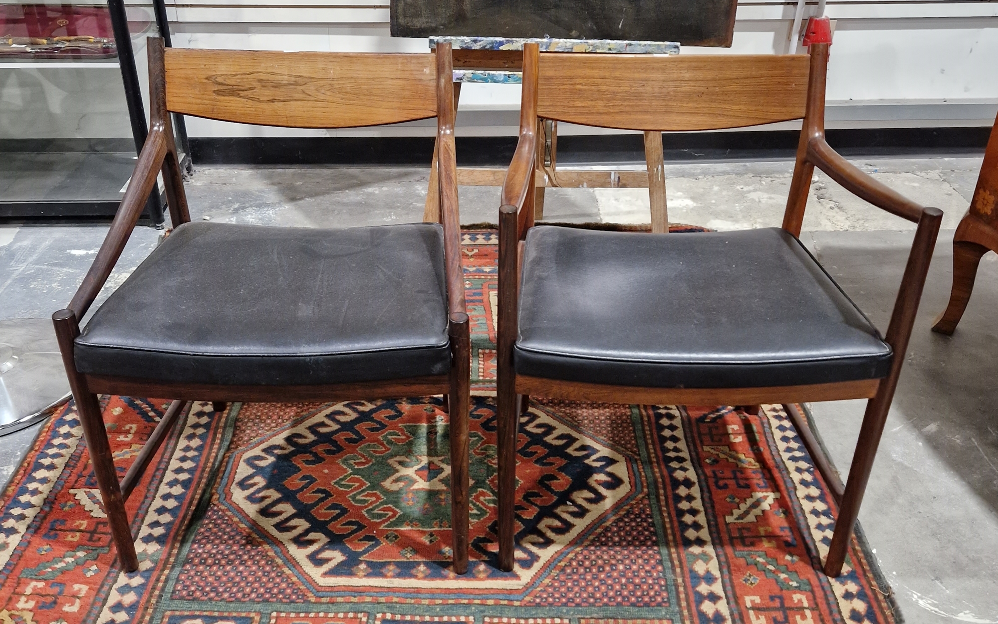 20th century McIntosh rosewood dining room suite, comprising an extending dining table with integral - Image 2 of 32