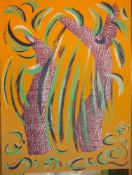 Michael Heindorff (B.1949) Tasso's Trees  1977 Screenprint Edition 53/100 91.5 x 68.5cms (