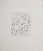 Leon Kossoff (1926-2019) Mother 1982 Etching Edition 25/60 59.7 x 50.2cms (unframed) (ARR may apply)