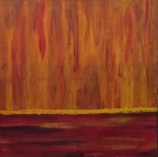 Sally Proud (21st century) Acrylic on canvas 'La Bodega', 3rd series, 120cm x 120cm