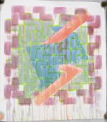 Richard Smith (2931-2016) Arbor 1982 Lithograph Edition 98/100 105.4 x 93.3cms (unframed) (ARR may