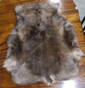 Reindeer skin rug/throw