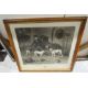 Engraving after T Glater 'Jem Burn's Four Pets........' showing three old fashioned English bull - Image 1 of 2