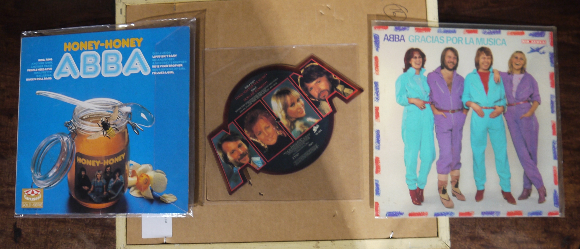 ABBA interest to include Shaped picture disc Thank You For The Music WA3894, Abba EPC80835, - Image 4 of 4