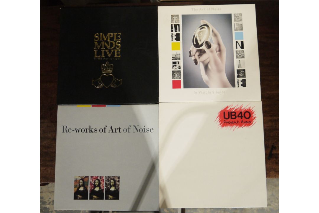 Quantity of 1970's and 1980's vinyl LPs to include Re-Works of Art of Noise, Simple Minds Live, UB40 - Image 4 of 4