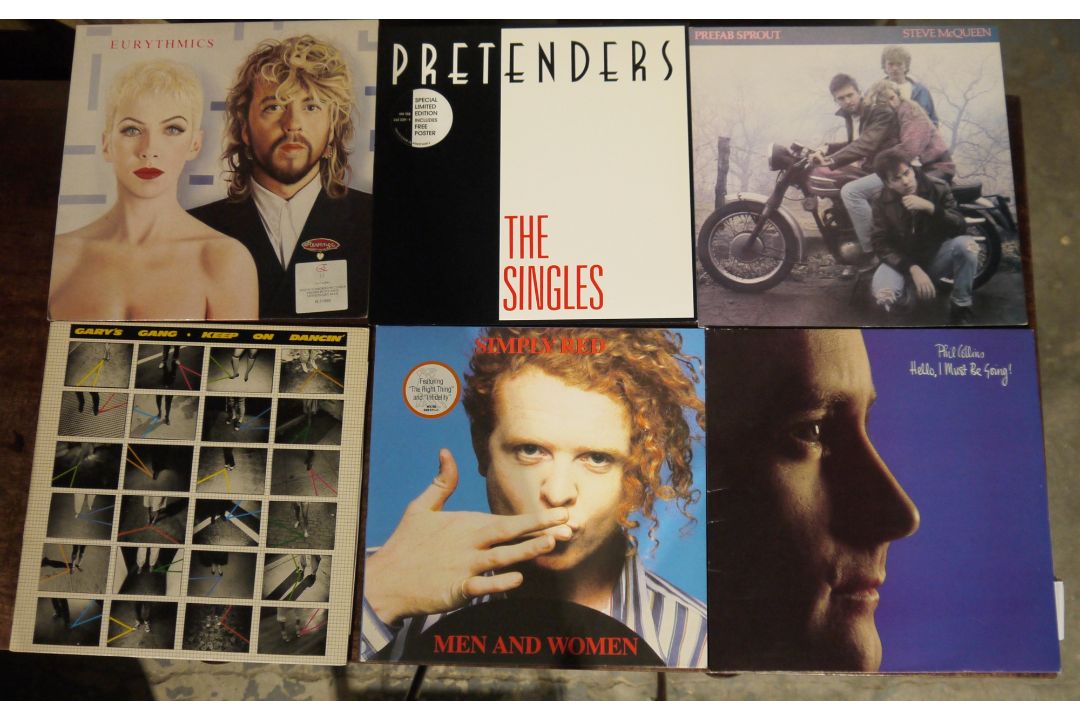 Quantity of 1970's and 1980's vinyl LPs to include Re-Works of Art of Noise, Simple Minds Live, UB40 - Image 1 of 4