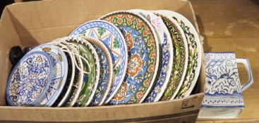 A Barratts part dinner/tea service to include teapot, cups and saucers, dinner plates, side plates