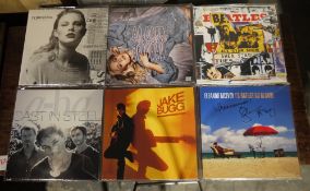 Five contemporary vinyl LP albums viz. Eleanor McEvoy I'd Rather Go Blonde (signed copy), Taylor