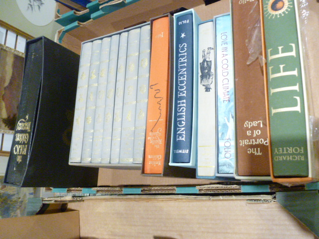 Folio society, large quantity to include:- Boxed set Jane Austen, boxed set Evelyn Waugh, boxed