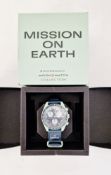 Omega Swatch Speedmaster Moonswatch 'Mission on Earth' quartz movement, on original strap in