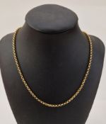 18ct gold belcher link chain, 5.9g approx., 43cm long