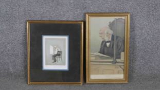 André Renoux (1939-2002), Portrait of an Artist, limited edition print 161/175, signed and