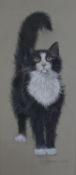 Stephanie Manchipp, 'Where Have You Been?', pastel on paper, signed and label verso. H.51.5 W.30cm