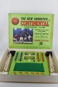 A vintage Subbuteo 'Floodlighting' edition set with box and acrylic pieces. (complete)