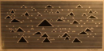 Linocut, untitled. 92cm x 55cm. #