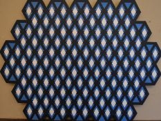 Painted wood relief; Circadian Rhythm. 86cm x 66cm.