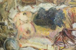 Brian Holmes, very large oil on canvas 