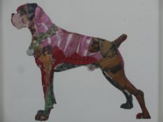 Peter Clark (British, b.1944), 'Good Boy', 2014, hand finished print of a Boxer dog, signed and